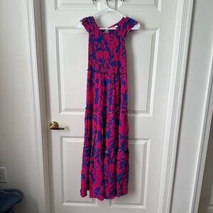 Abel the Label Anthropologie Maxi Floral Tiered Dress Size XS